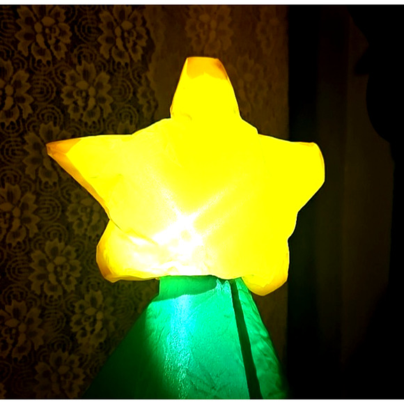 NIB Inflatable 5 Ft Decorated Christmas Tree Lighted Indoor Outdoor Stakes - Picture 2 of 9